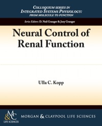 Cover image: Neural Control of Renal Function 9781615042319