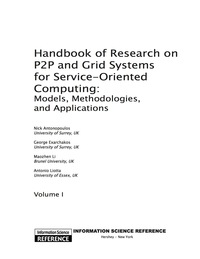 Imagen de portada: Handbook of Research on P2P and Grid Systems for Service-Oriented Computing 9781615206865