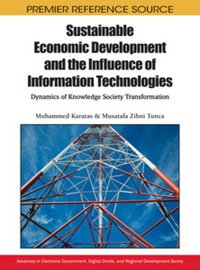Cover image: Sustainable Economic Development and the Influence of Information Technologies 9781615207091
