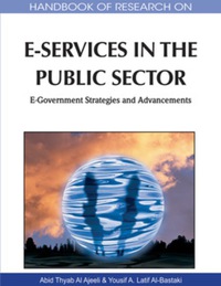 Imagen de portada: Handbook of Research on E-Services in the Public Sector 9781615207893