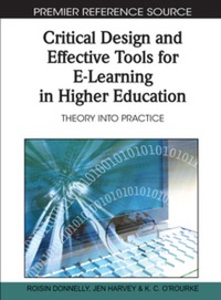 Cover image: Critical Design and Effective Tools for E-Learning in Higher Education 9781615208791