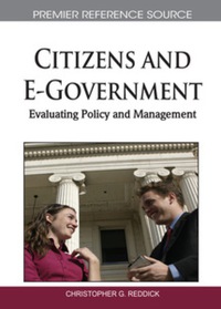 Imagen de portada: Citizens and E-Government 9781615209316
