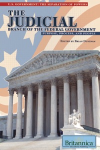 Imagen de portada: The Judicial Branch of the Federal Government 1st edition 9781615300372