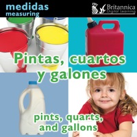 Imagen de portada: Pintas, cuartos y galones (Pints, Quarts, and Gallons:Measuring) 1st edition 9781606945704