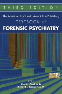 Cover image: The American Psychiatric Publishing Textbook of Forensic Psychiatry 2nd edition 9781615370672