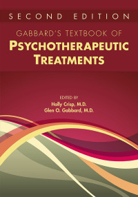 Imagen de portada: Gabbard's Textbook of Psychotherapeutic Treatments 2nd edition 9781615373260