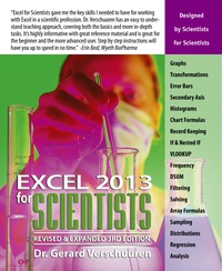 Cover image: Excel 2013 for Scientists 9781615470259