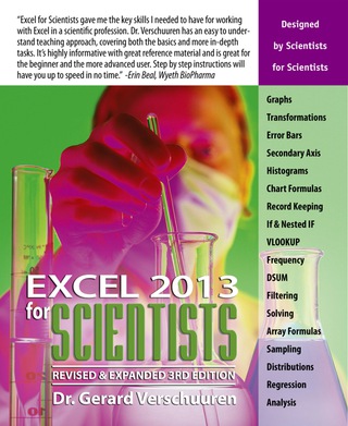 Cover image: Excel 2013 for Scientists 9781615470259
