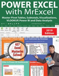 Imagen de portada: Power Excel 2019 with MrExcel 9781615470600