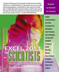Cover image: Excel 2013 for Scientists 9781615470259