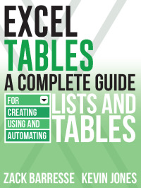 صورة الغلاف: Excel Tables 9781615470280