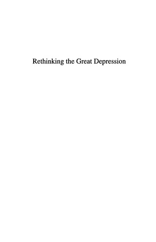 Imagen de portada: Rethinking the Great Depression 9781566634724