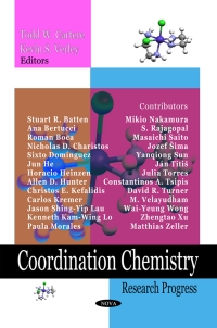 Cover image: Coordination Chemistry Research Progress 9781604560473