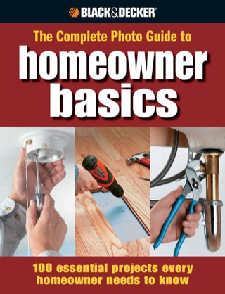 Titelbild: Black & Decker The Complete Photo Guide to Homeowner Basics 9781589233768