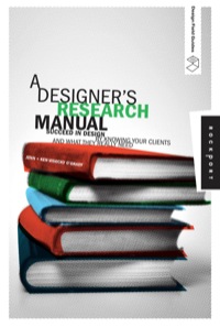 Omslagafbeelding: A Designer's Research Manual 9781592535576