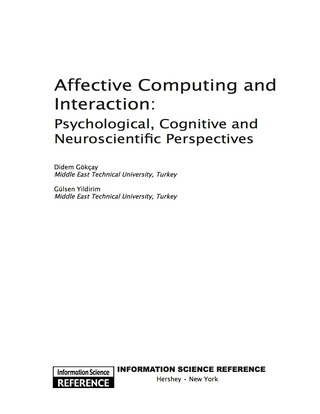 Titelbild: Affective Computing and Interaction 9781616928926
