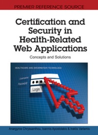 Imagen de portada: Certification and Security in Health-Related Web Applications 9781616928957