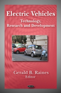 Cover image: Electric Vehicles: Technology, Research and Development 9781607411420