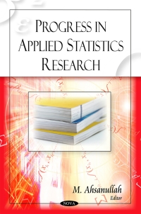 Cover image: Progress in Applied Statistics Research 9781604561241