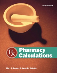 Cover image: Pharmacy Calculations 4th edition 9781617310744