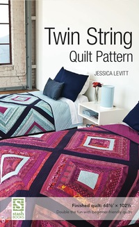صورة الغلاف: Levitt Twin String Quilt Pattern 9781617451102