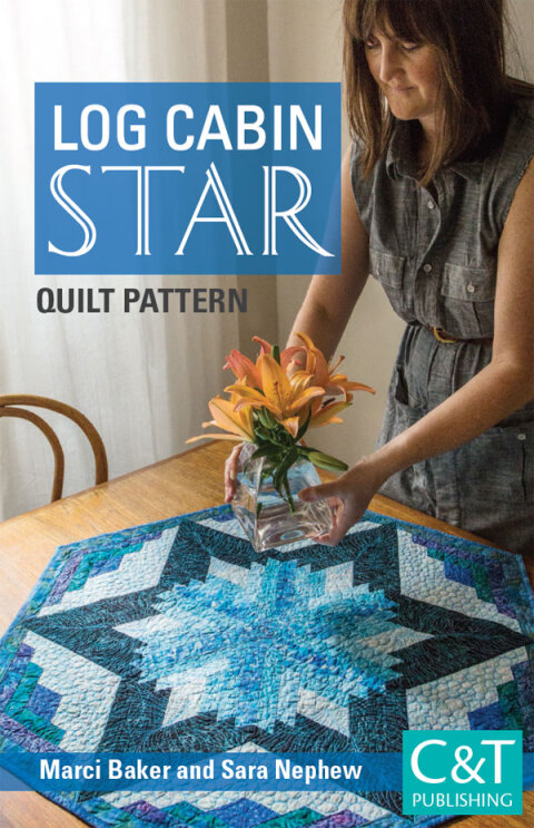 Log Cabin Star Quilt Pattern - FULL INSTANT DOWNLOAD | PDF DOCX EPUB