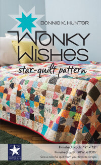Omslagafbeelding: Wonky Wishes Star-Quilt Pattern 9781617453526