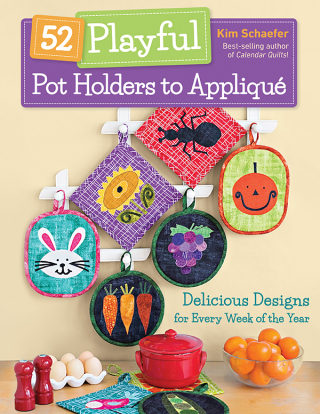 Titelbild: 52 Playful Pot Holders to Applique 9781617458019