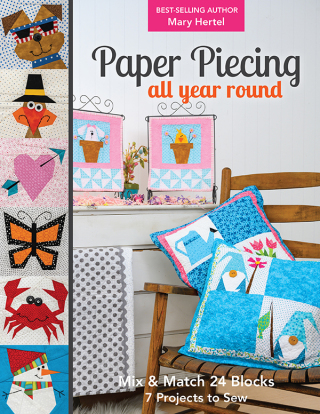 表紙画像: Paper Piecing All Year Round 9781617458941