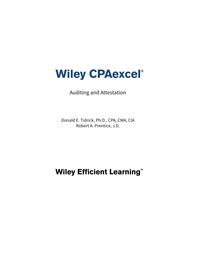 Cover image: Wiley CPAexcel Exam Review: Course Outlines - Auditing and Attestation 7th edition 9781119083207
