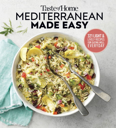 Taste of Home Mediterranean Made Easy: 325 light & lively dishes that bring color, flavor and flair to your table - FULL INSTANT DOWNLOAD | PDF DOCX EPUB