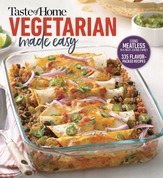 Cover image: Taste of Home Vegetarian Made Easy 9781617659317
