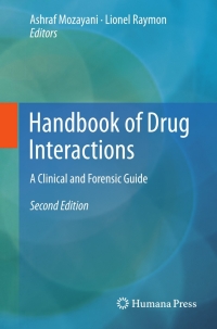 Cover image: Handbook of Drug Interactions 2nd edition 9781617792212