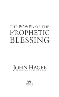 Cover image: The Power of the Prophetic Blessing 9781617950773