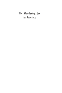 Cover image: The Wandering Jew in America 9781936235261