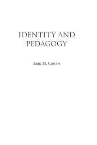 Cover image: Identity and Pedagogy 9781936235810