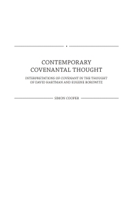 Omslagafbeelding: Contemporary Covenantal Thought 9781936235698