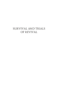 صورة الغلاف: Survival and Trials of Revival 9781936235896