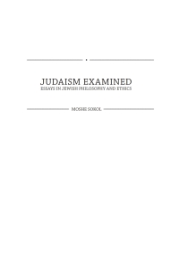 Cover image: Judaism Examined 9781618111654