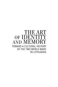 Cover image: The Art of Identity and Memory 9781618115072