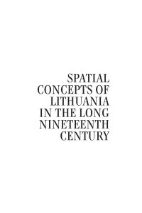 Cover image: Spatial Concepts of Lithuania in the Long Nineteenth Century 9781618115324