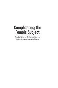 Omslagafbeelding: Complicating the Female Subject 9781618115423