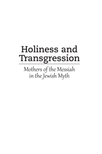 صورة الغلاف: Holiness and Transgression 9781644690147