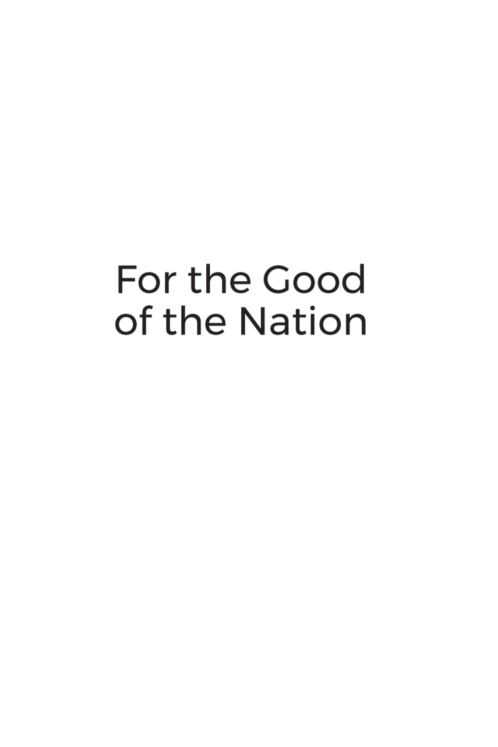 For the Good of the Nation Institutions for Jewish Children in Interwar Poland. A Documentary History