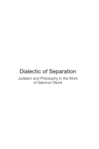 Imagen de portada: Dialectic of Separation 9781618116536