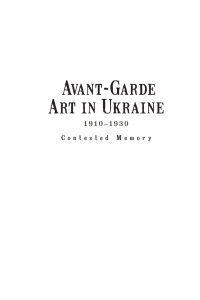 Cover image: Avant-Garde Art in Ukraine, 1910–1930 9781644696279