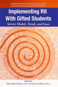 Imagen de portada: Implementing RtI with Gifted Students 9781593639501