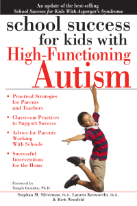 Imagen de portada: School Success for Kids with High-Functioning Autism 9781618211651