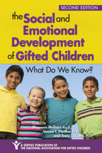Cover image: The Social and Emotional Development of Gifted Children 2nd edition 9781618214843