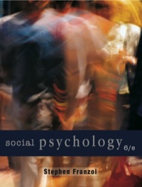 Cover image: Social Psychology 6th edition 9781618820358